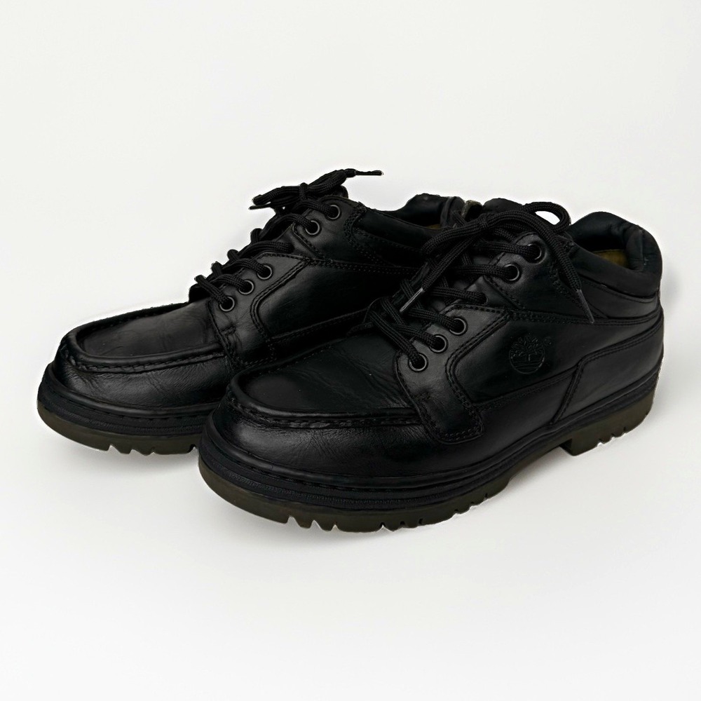 Timberland Men's Black Leather GORE-TEX Lace-Up Oxford Round Toe 9.5M